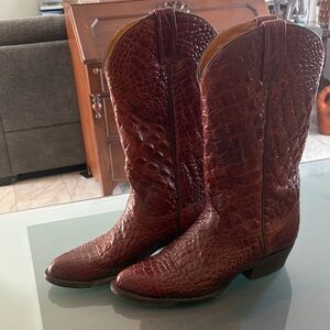Rare Rudel Aligator Western Boots